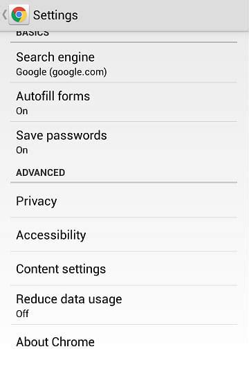 turn off javascript chrome app