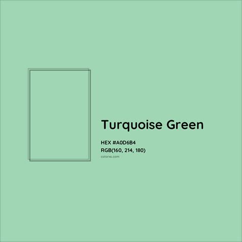 turquoise green color code