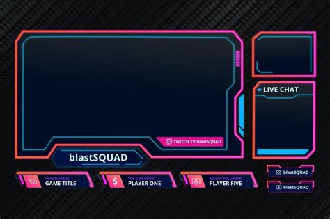 Twitch Stream Overlay Template