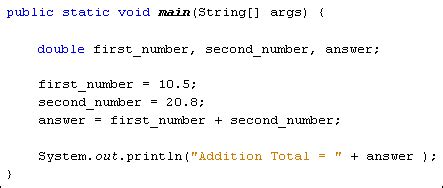 two variables in java