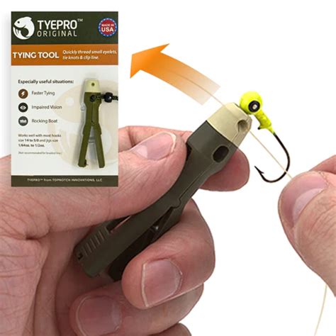 Tyepro fishing tool knot-tying abilities