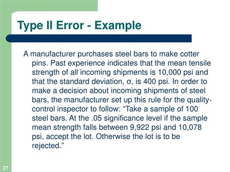 type 2 error example