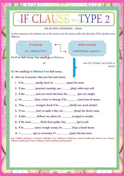 type 2 if clause exercises