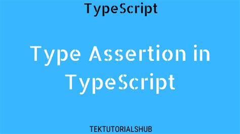type assertion in typescript example