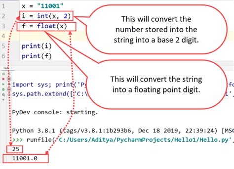 type casting float in python