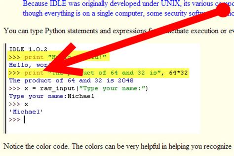 type in python print