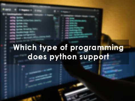 type of programming python support
