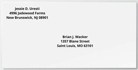 types of address in letter writing examples