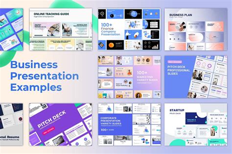 types of business presentations