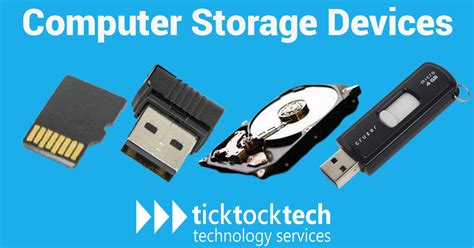 types of computer storage devices with examples