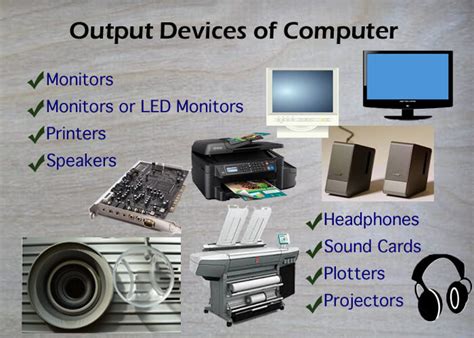 types of devices in computer and their functions