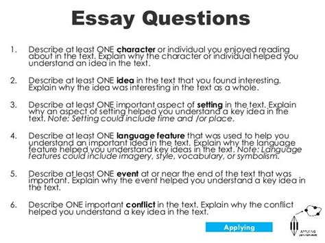types of essay questions and how to answer them