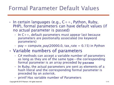types of formal parameters in python