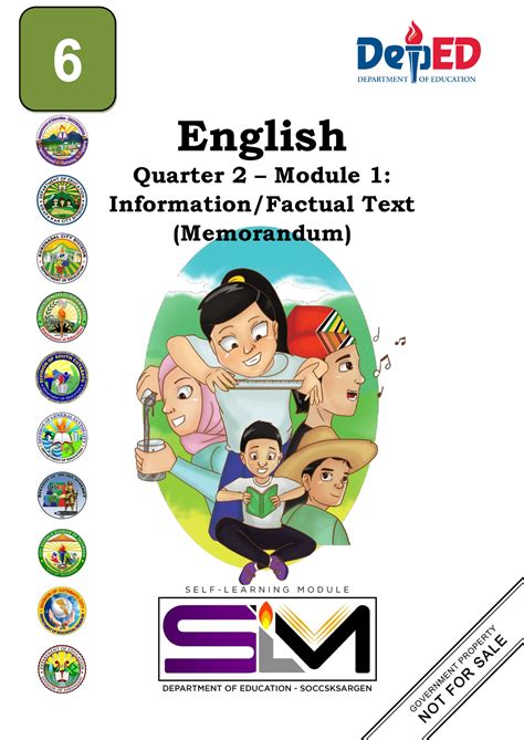 types of informational text grade 6 module