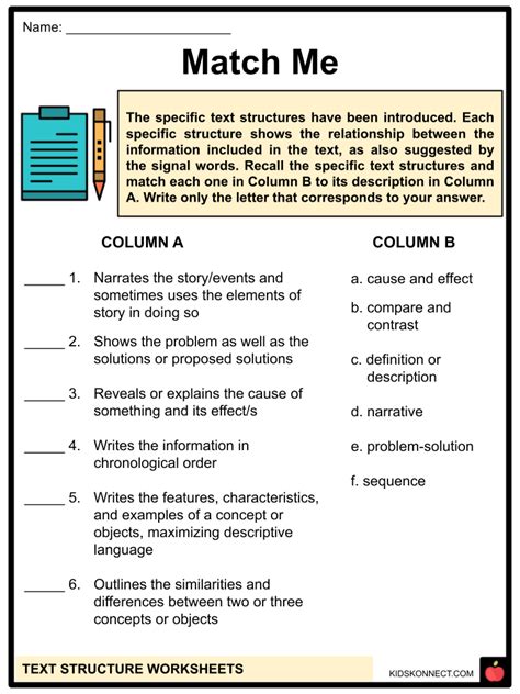 types of informational text worksheets
