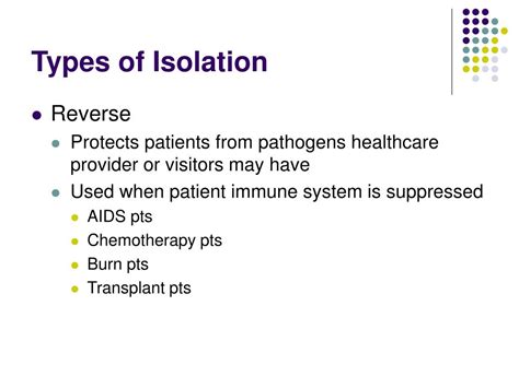 types of isolation system in microbiology ppt