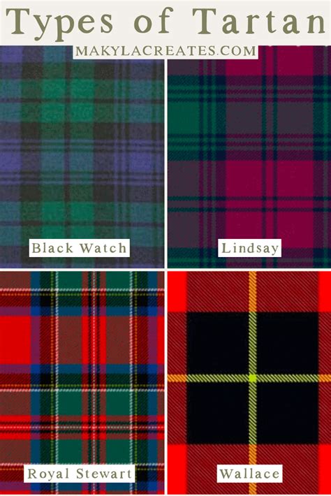 types of plaid patterns