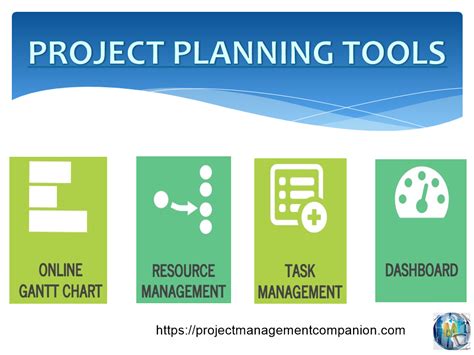 types of project planning tools