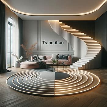 types of rhythm in interior design with examples