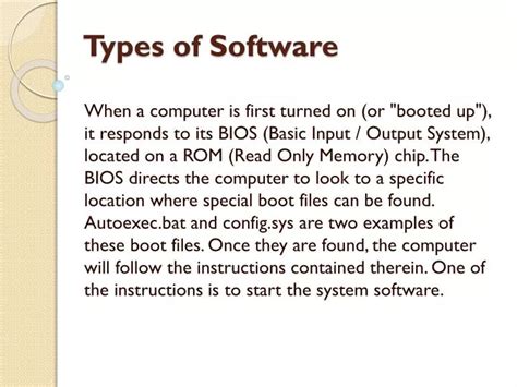 types of software class 5 ppt