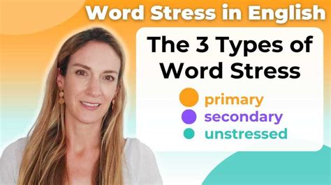 types of word stress with examples