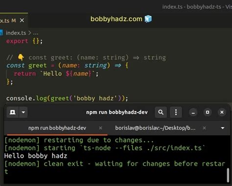 typescript check function return type