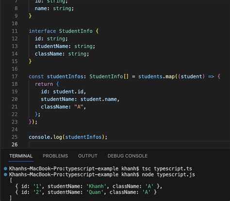 typescript convert list of objects to map