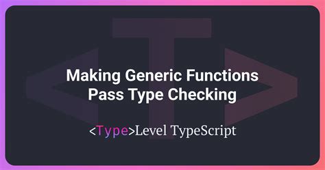 typescript generic check type
