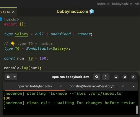 typescript remove null and undefined from type