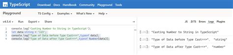 typescript type casting string to number