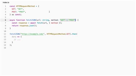 typescript type of enum values