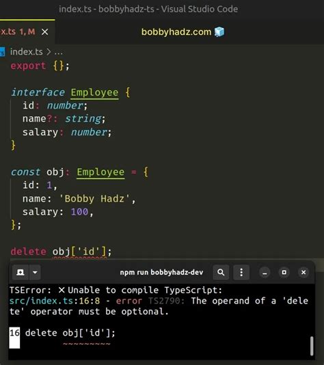 typescript type remove optional