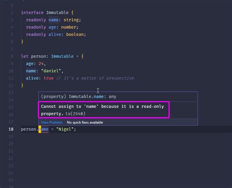 typescript type remove readonly