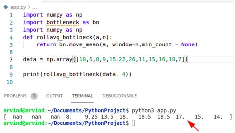 typical python code