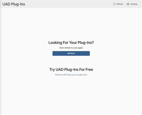 uad plugins not showing up in ua connect