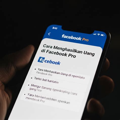 uang di facebook