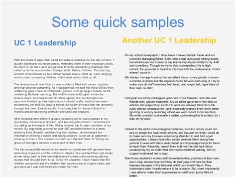 uc questions examples