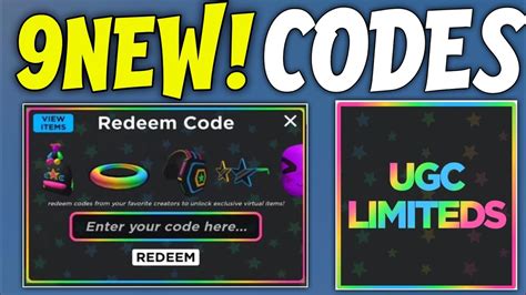 ugc codes to redeem roblox