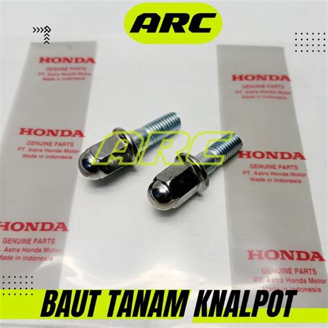 ukuran baut tanam knalpot beat deluxe