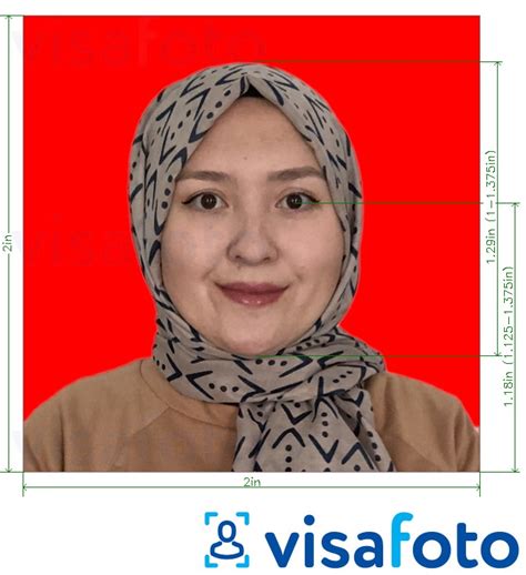 ukuran foto paspor resmi indonesia