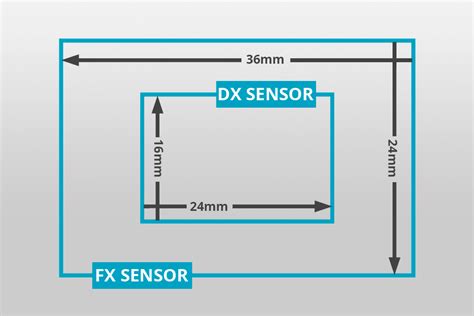 ukuran sensor dx dan fx
