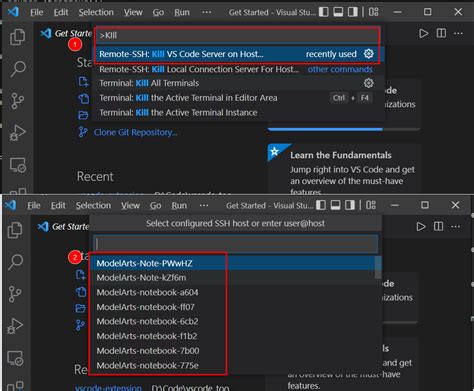 unable to connect to vs code server error in request
