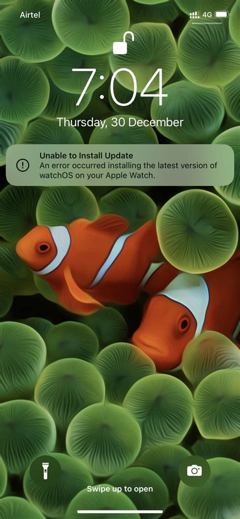 unable to install apps on apple watch