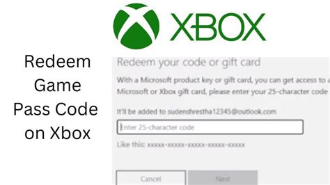 unable to redeem xbox game pass code