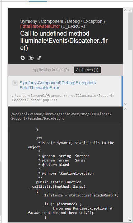 undefined method 'update' laravel