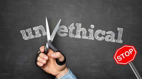 unethical practices examples in business
