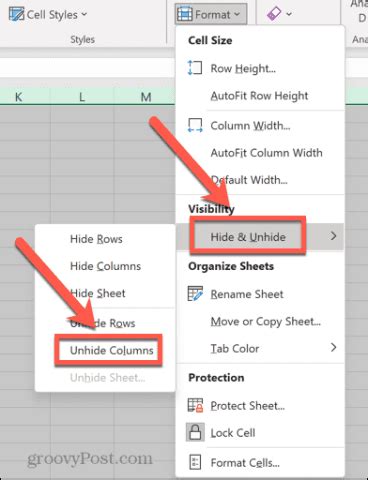 unhide all cells in excel vba