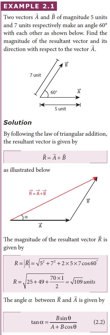 unit vector example problems with solutions pdf