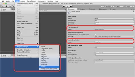 unity add project to version control