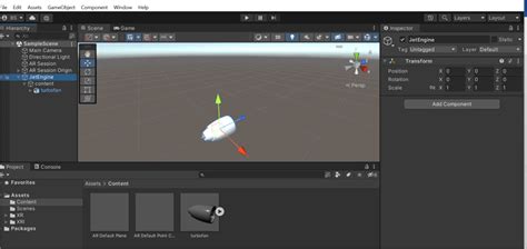 unity ar example